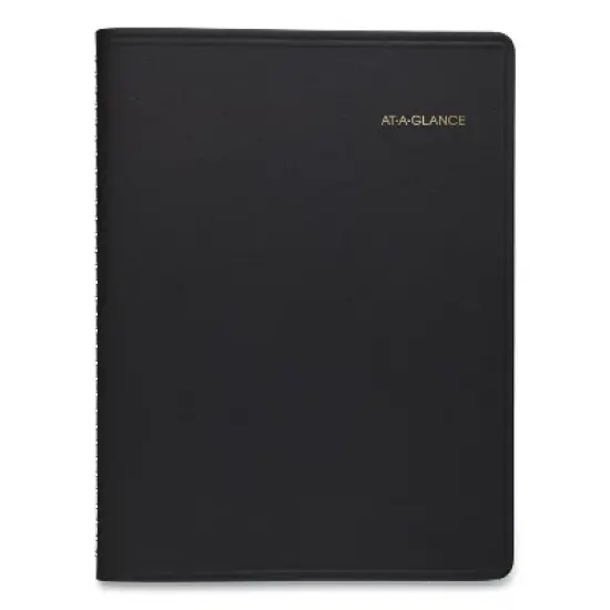 Weekly Appointment Book, 11 x 8.25, Black Cover, 14-Month: July 2025 to Aug 2026 image {2}