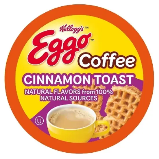 Eggo Cinnamon Toast Waffle Coffee Pods Fair Trade Certified - 40 ct image {7}