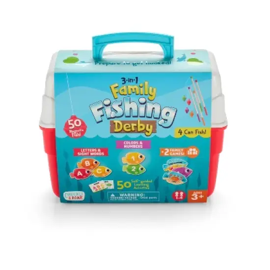 Chuckle & Roar 3-in-1 Family Fishing Derby Game image {2}