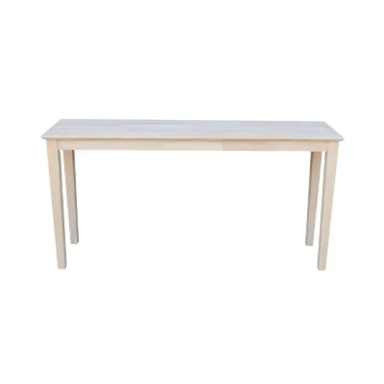 Shaker Table Unfinished - International Concepts image {1}