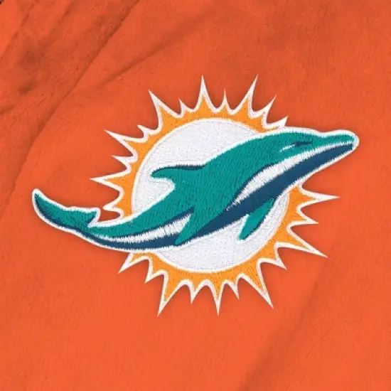 Miami Dolphins NFL L/XL Silk Touch Bathrobe 26x47 Inches image {3}