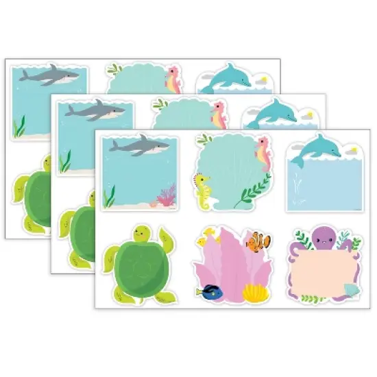 Creative Teaching Press&reg; Sea Friends 6" Designer Cut-Outs, 36 Per Pack, 3 Packs image {3}