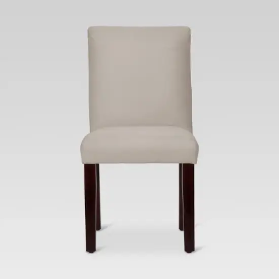 Velvet Parsons Dining Chair - Threshold image {13}