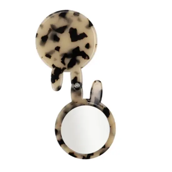 Unique Bargains Durable Rabbit Shaped Makeup Mirror 1 Pc image {6}