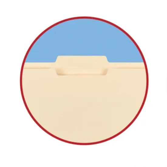 Smead&reg; File Folders, 1/3-Cut Tab, Letter, Manila, Box of 100 image {3}