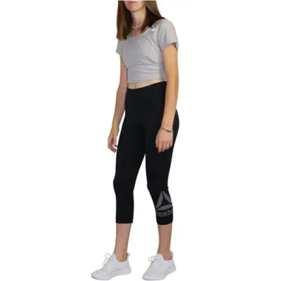 Reebok Womens Wanderlust Capri Compression Athletic Pants image {2}