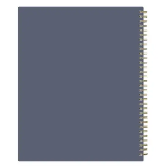 Ivory Paper Co 2024 Planner 11"x8.5" Weekly/Monthly Wirebound Celine Navy image {12}