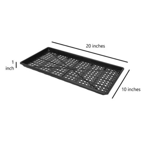 SUNPACK 10" x 20" Heavy Duty Mesh Plastic Seed Starting Tray image {2}