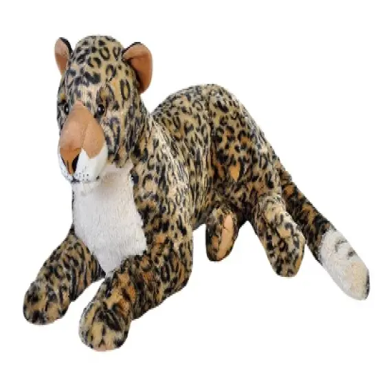 Wild Republic Cuddlekins Jumbo Leopard Stuffed Animal, 30 Inches image {1}