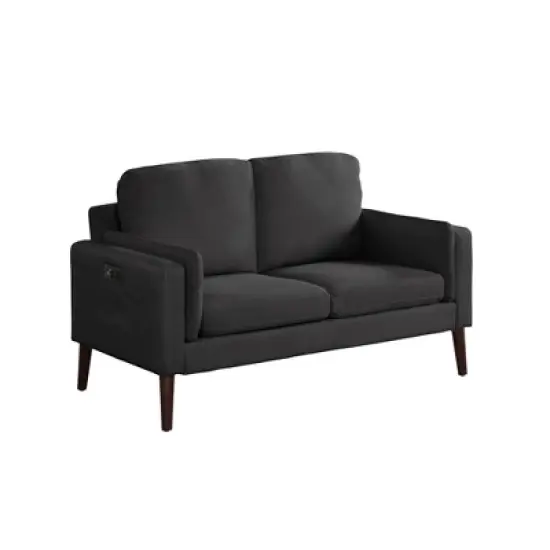 Nathan Stationary Loveseat - Lifestyle Solutions image {3}