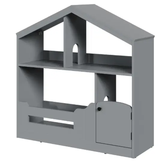 2/ 3 Tier Kids Bookshelf,Toy Storage Organizer with Motion Sensor Light,Wooden Book Rack for Childrens Room Classroom image {5}