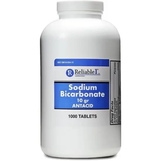 Reliable-1 Laboratories Sodium Bicarbonate Antacid Tablets Acid Reducer, 1000 Count image {3}