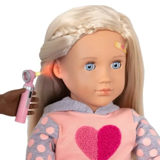 Our Generation Doctor Days Exam Table & Light-Up Otoscope Accessory Set for 18" Dolls image {3}