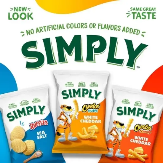 Simply Nacho Tortilla Chips Doritos White Cheddar - 7.5oz image {2}