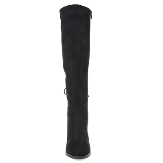 Journee Collection Womens Leeda Tru Comfort Foam Block Heel Knee High Boots image {5}