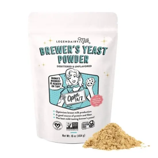 Legendairy Milk Brewer's Yeast Powder - Unflavoured - 16oz image {6}