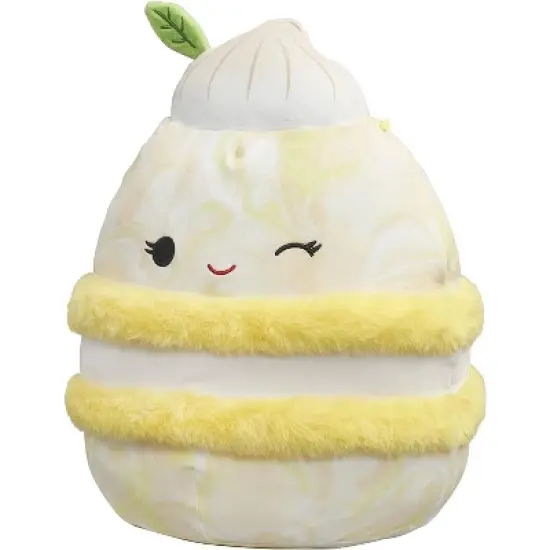 Squishmallows 12" Landry The Yellow Meringue Macaron- Official Jazwares Plush-Collectible Soft & Squishy Stuffed Animal Toy-Gift for Kids, Girls, Boys image {2}