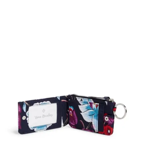 Vera Bradley Women's Performance Twill RFID Deluxe Zip ID Case image {1}