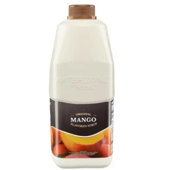 Tea Zone Mango Fruit Syrup 64 Oz. image {1}
