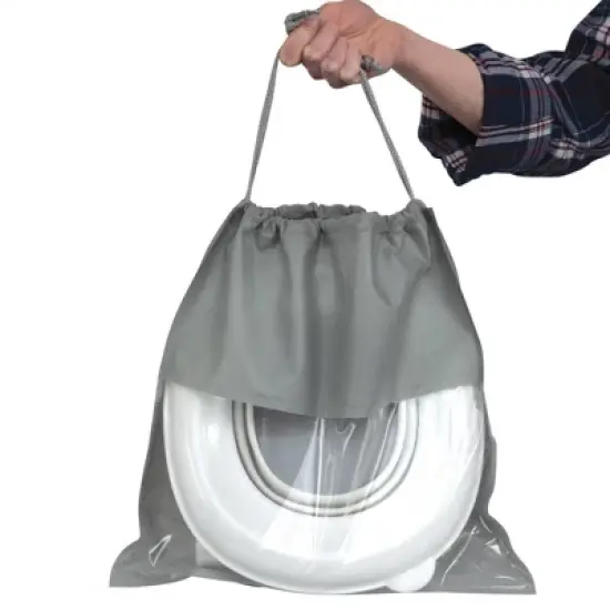 Nuby Travel Potty with Disposable Bags - Gray/White image {8}