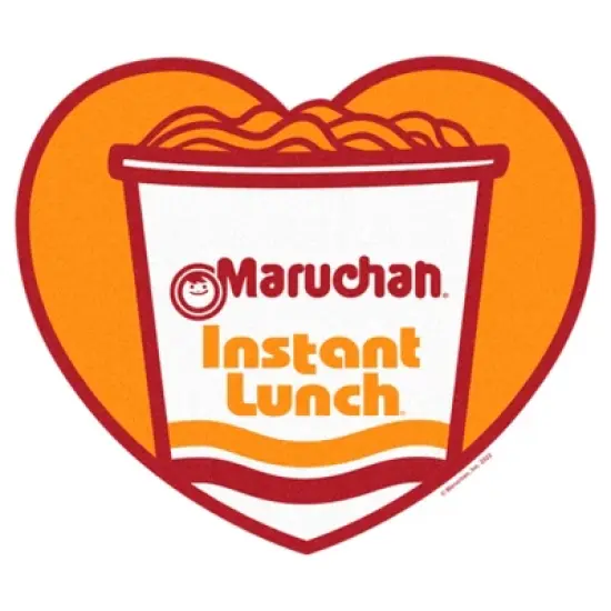 Junior's Maruchan Instant Lunch Heart T-Shirt image {1}