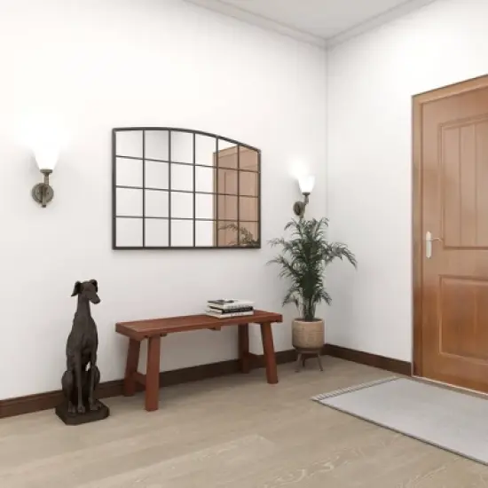 Mahogany Wood Bench Brown - Olivia & May image {9}