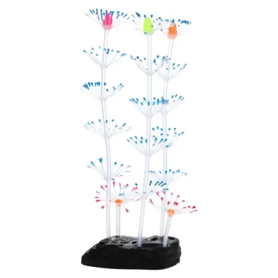 Unique Bargains Glowing Silicone Aquarium Simulation Coral 7.68" Height image {7}