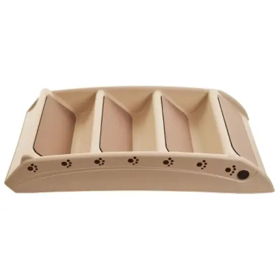 Pet Adobe 4-Step Folding Pet Stairs - 22.5" x 15" x 19.5", Tan image {1}