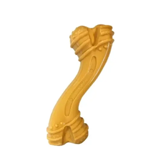 Nylabone Power chew Curvy Dental Chew Peanut Butter Flavor Giant image {2}