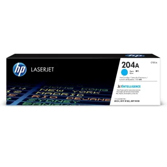 HP 204A Cyan Original LaserJet Toner Cartridge, ~900 pages, CF511A image {7}