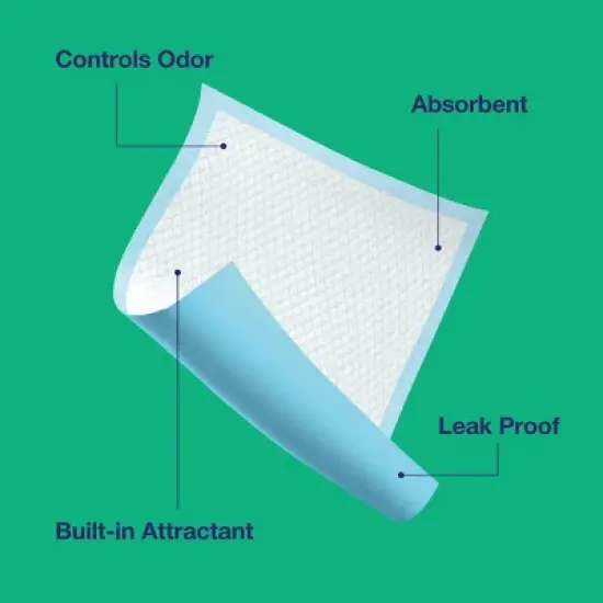 Puppy and Adult Dog Scented Training Pads - L - Forest Scent - 50ct - up&up&trade; image {4}