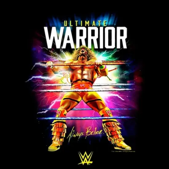 Women's WWE Ultimate Warrior Always Believe Electric Ropes T-Shirt image {1}