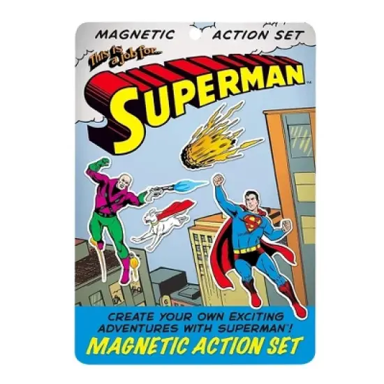 DC Collectibles Superman Magnetic Action Set, 2 Sheets image {1}