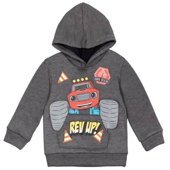 Blaze and the Monster Machines Toddler Boys Fleece Pullover Hoodie Pant Set Gray/Red  image {1}