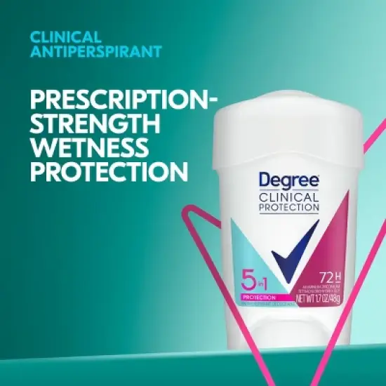 Degree Clinical Protection 5-In-1 Cream Antiperspirant - 1.7oz image {3}