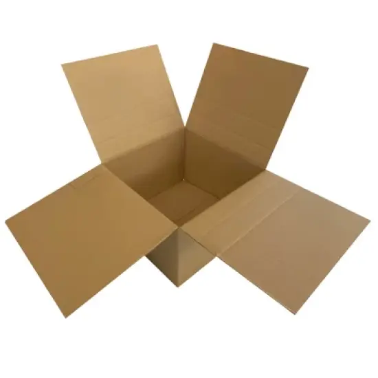 UOFFICE Bulk Bundle of 50 Corrugated Boxes 12" x 12" x 8"- Shipping Boxes image {1}