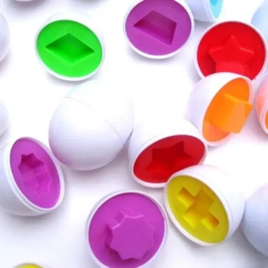 Insten Matching Egg Shape and Color Game, Educational Toys for Toddlers image {3}