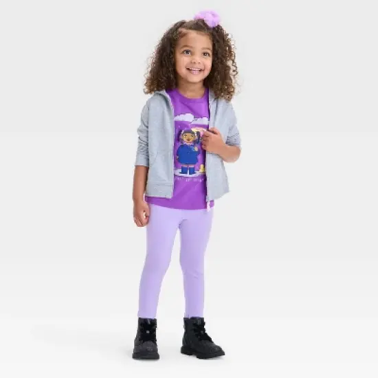 Toddler Girls' Rainy Day Graphic T-Shirt - Cat & Jack&trade; Purple image {3}