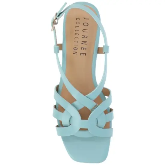 Journee Collection Womens Alorra Tru Comfort Foam Buckle Flat Sandals image {3}