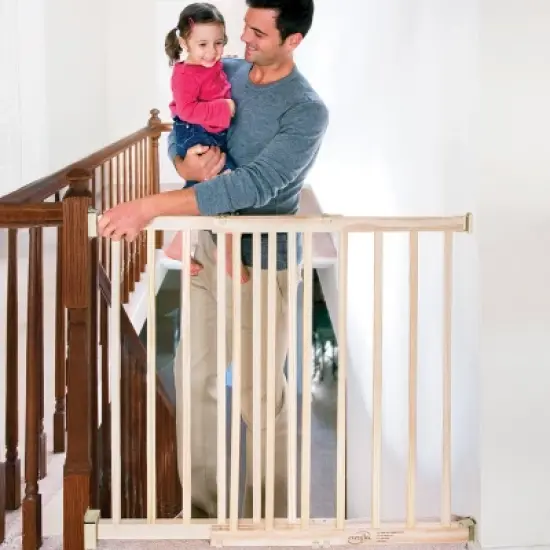 Evenflo Top-of-Stair Extra Tall Wood Gate image {9}
