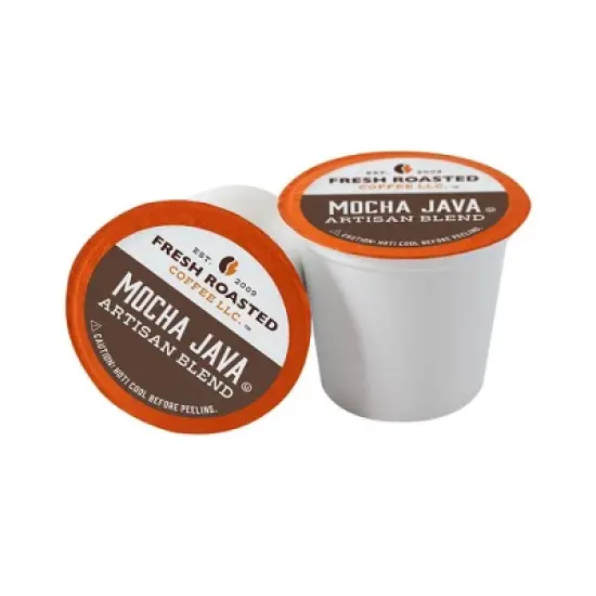 Fresh Roasted Coffee - 48 CT Mocha Java Medium Roast Single Serve Pods image {1}