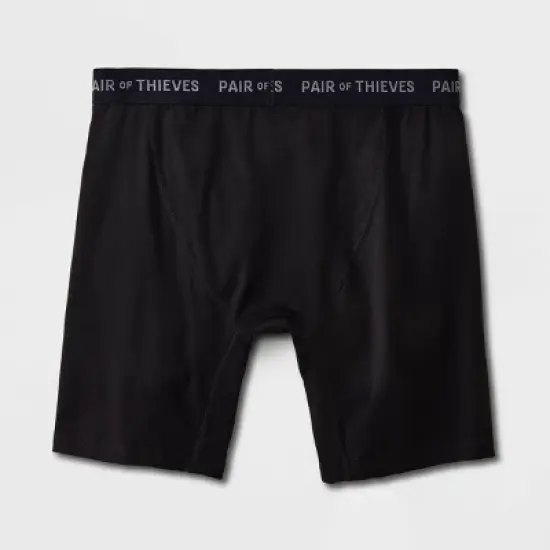 Pair of Thieves Men's Super Soft Long Boxer Briefs 2pk image {2}