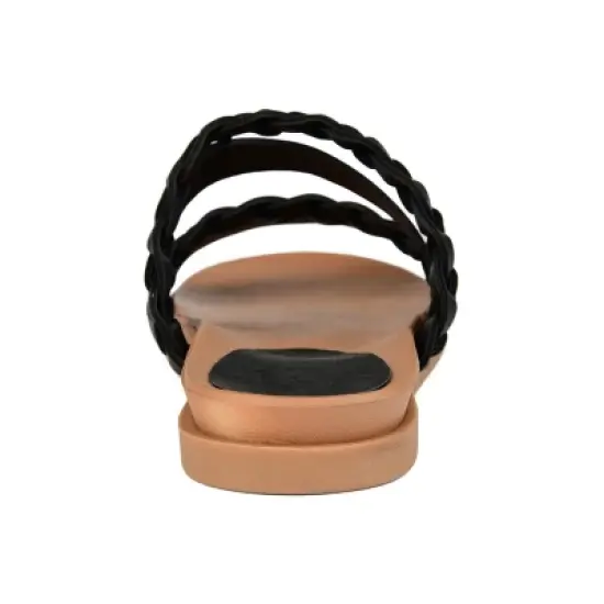 Journee Collection Womens Colette Slide Flat Sandals image {2}