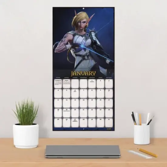 Trends International 2026 World of Warcraft 12"x12" Wall Calendar image {4}