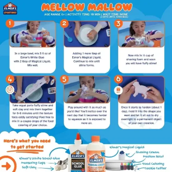 Elmer's Magical 8.75oz Slime Activator Solution Clear: Sensory Development, Ages 3+, No Battery Needed image {3}