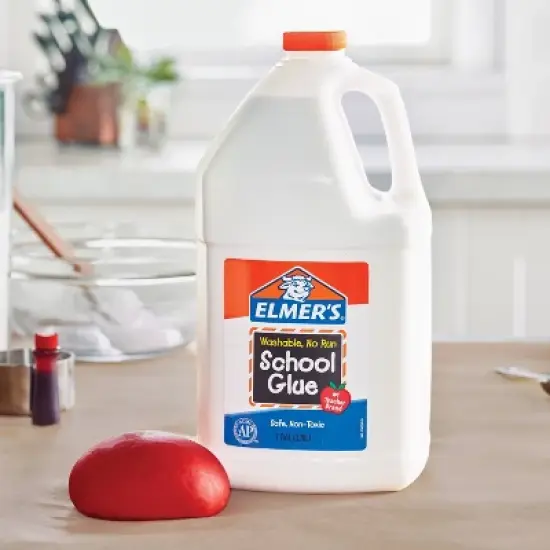 Elmer's 1gal Washable School Glue White: Non-Toxic Liquid Glue for Art & Stationery image {6}