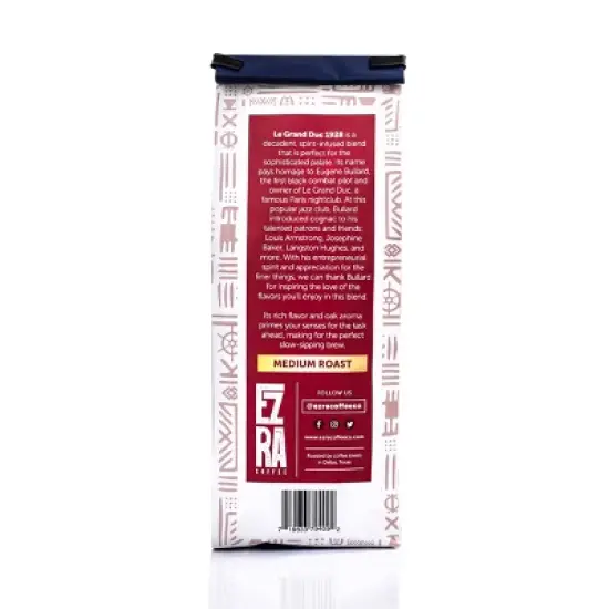 Ezra Coffee Le Grand Duc 1928- Medium Roast Ground Coffee - 12oz image {1}