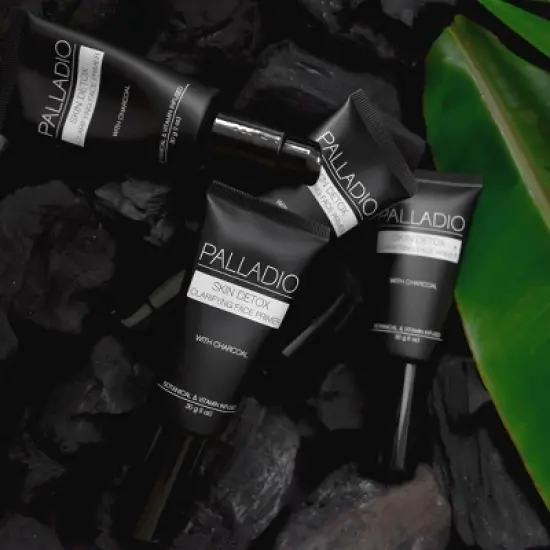Palladio Skin Detox Clarifying Face Primer with Charcoal image {2}