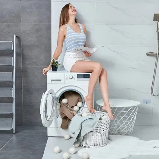 Maison Products XXL Wool Dryer Balls 3 Pack - Largest Size Balls Available image {6}