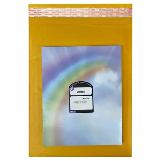 UOFFICE Pack of 50 Kraft Bubble Mailers 10.5" x 16" - #5 Self-Seal Padded Envelopes image {6}